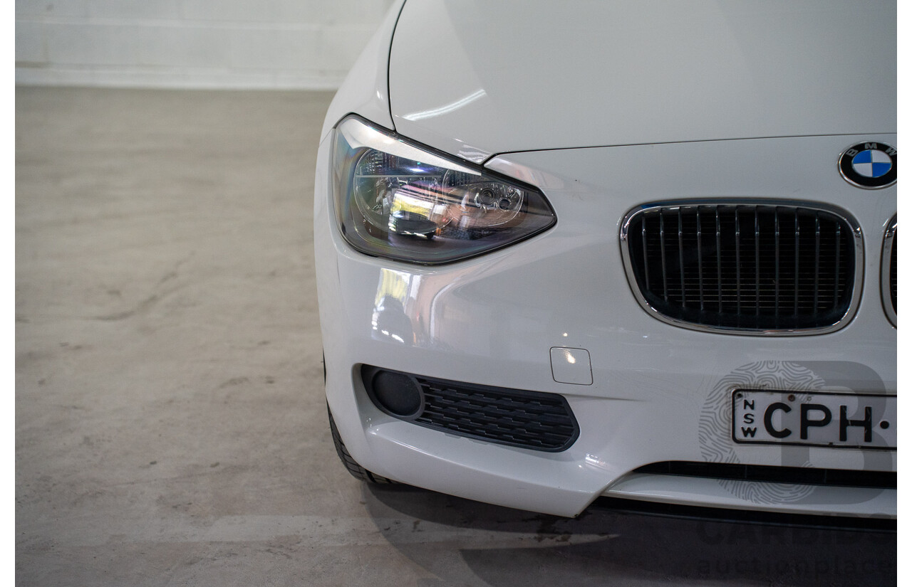 1/2013 BMW 116i F20 MY13 5d Hatchback Alpine White Turbo 1.6L
