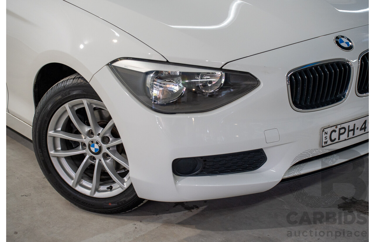 1/2013 BMW 116i F20 MY13 5d Hatchback Alpine White Turbo 1.6L
