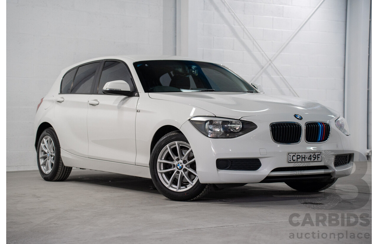 1/2013 BMW 116i F20 MY13 5d Hatchback Alpine White Turbo 1.6L