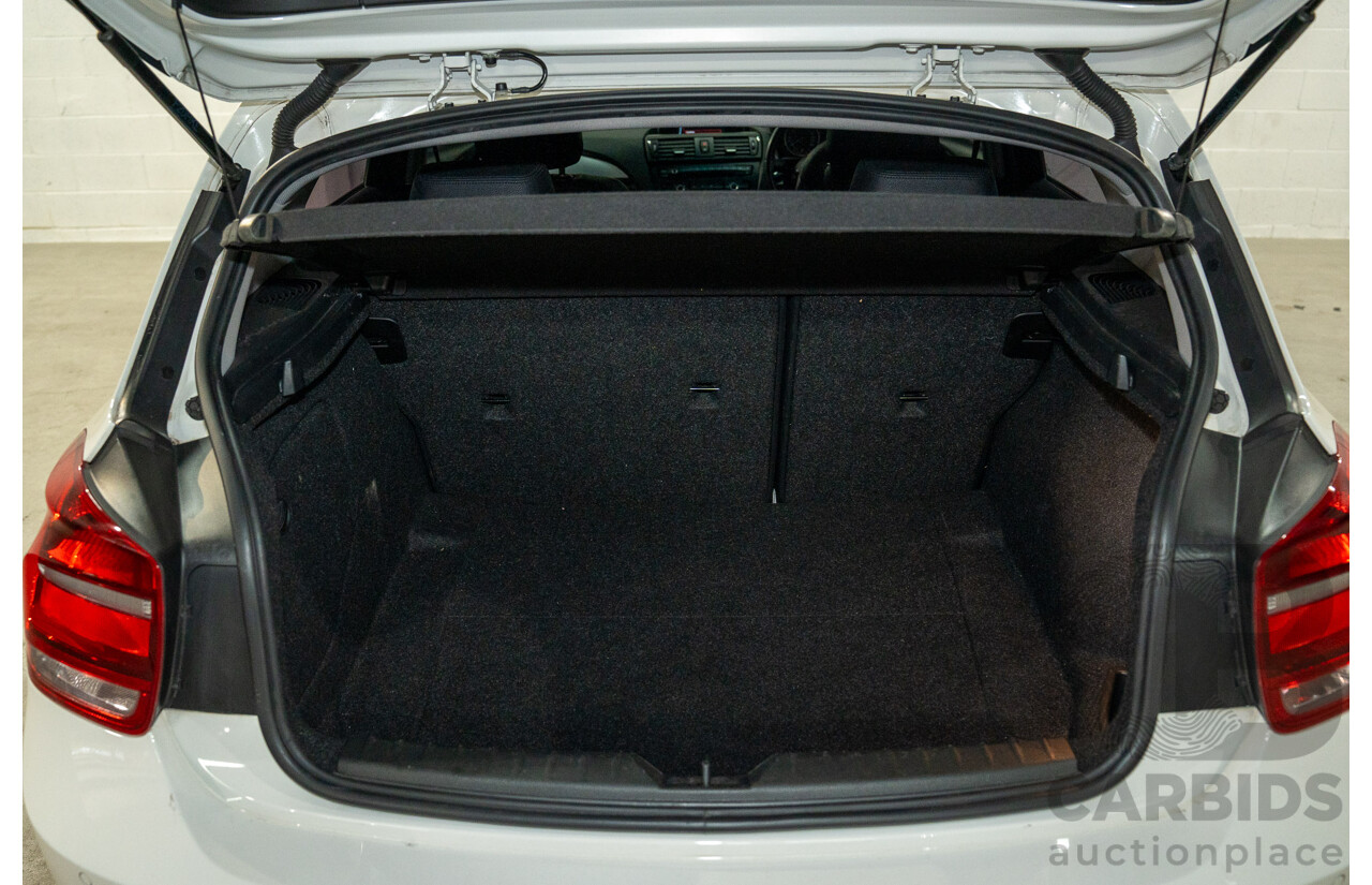 1/2013 BMW 116i F20 MY13 5d Hatchback Alpine White Turbo 1.6L