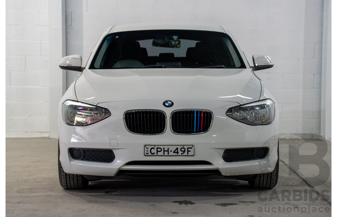 1/2013 BMW 116i F20 MY13 5d Hatchback Alpine White Turbo 1.6L