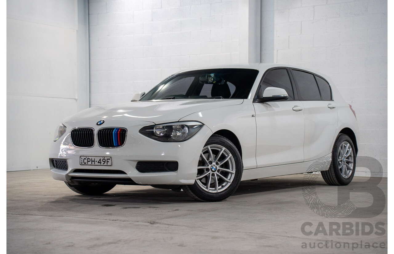 1/2013 BMW 116i F20 MY13 5d Hatchback Alpine White Turbo 1.6L