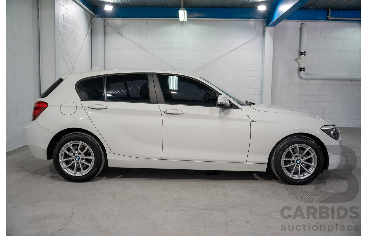 1/2013 BMW 116i F20 MY13 5d Hatchback Alpine White Turbo 1.6L