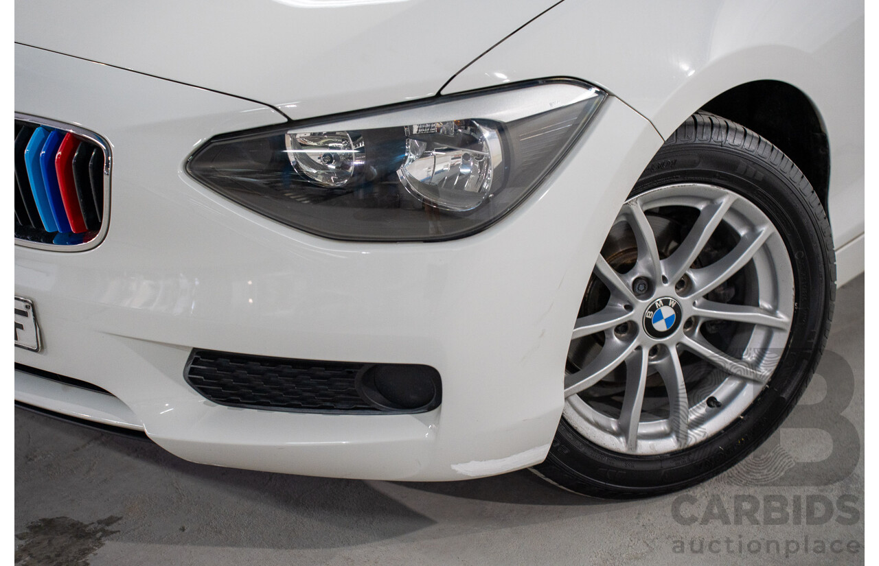 1/2013 BMW 116i F20 MY13 5d Hatchback Alpine White Turbo 1.6L