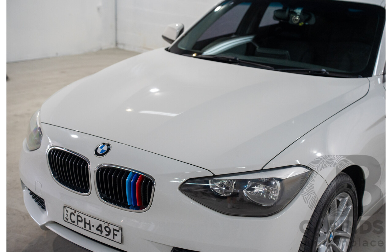 1/2013 BMW 116i F20 MY13 5d Hatchback Alpine White Turbo 1.6L