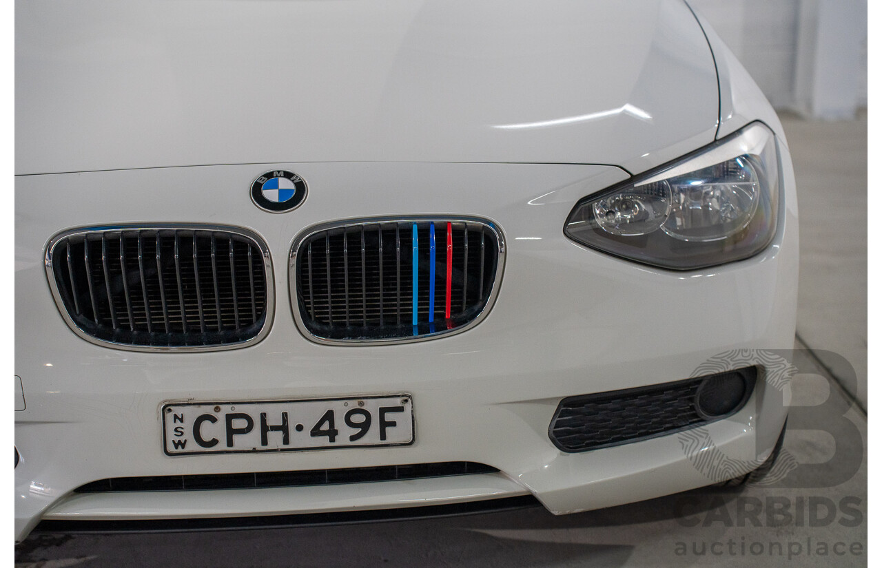 1/2013 BMW 116i F20 MY13 5d Hatchback Alpine White Turbo 1.6L