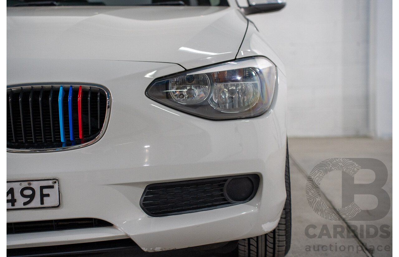 1/2013 BMW 116i F20 MY13 5d Hatchback Alpine White Turbo 1.6L