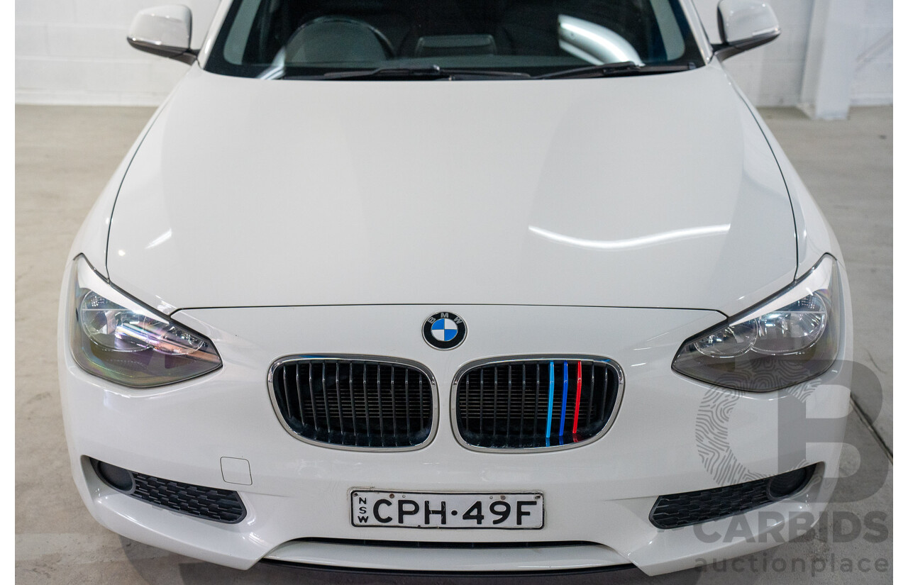 1/2013 BMW 116i F20 MY13 5d Hatchback Alpine White Turbo 1.6L