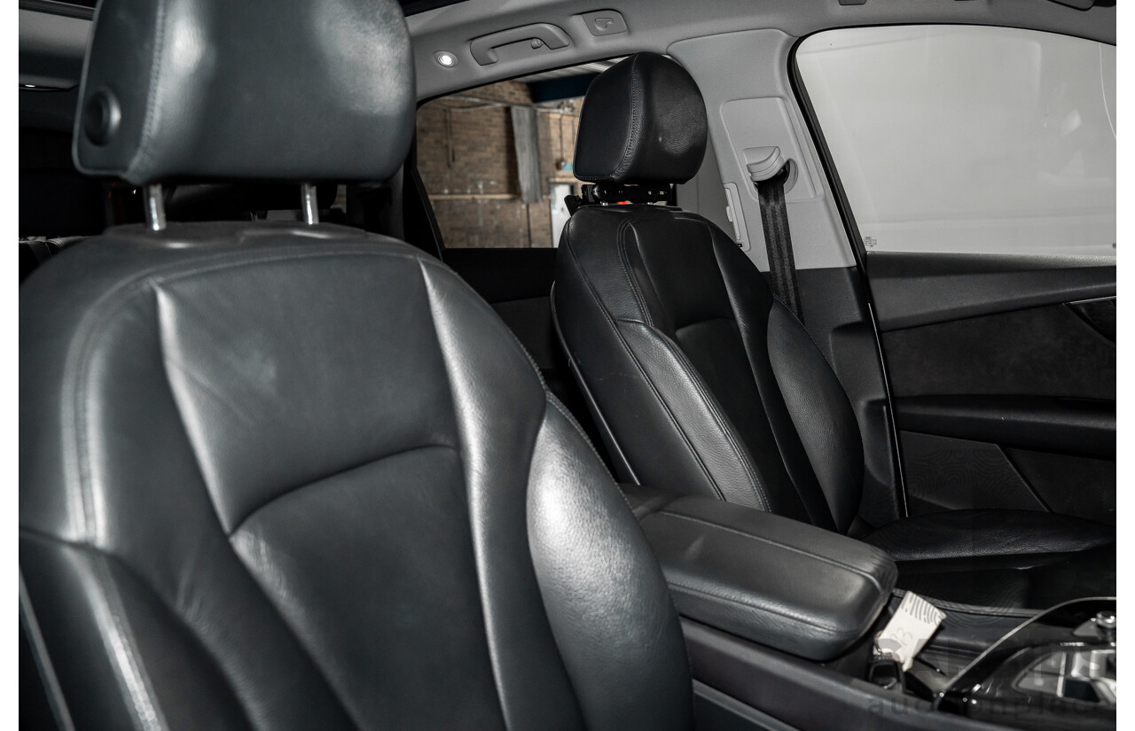 01/2018 Audi Q7 3.0 TDI Quattro (AWD) 4M MY18 4d Wagon Carrara White Turbo Diesel V6 3.0L - 7 Seater