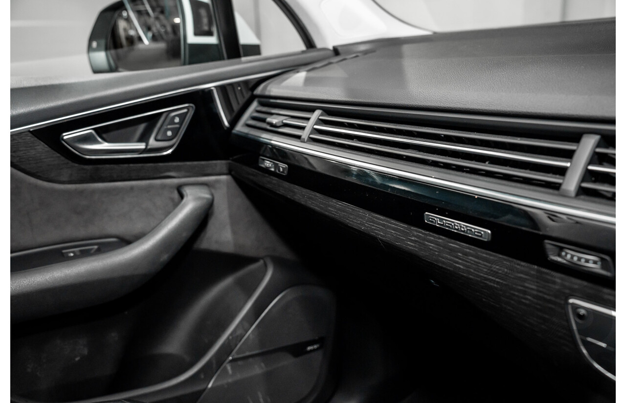 01/2018 Audi Q7 3.0 TDI Quattro (AWD) 4M MY18 4d Wagon Carrara White Turbo Diesel V6 3.0L - 7 Seater