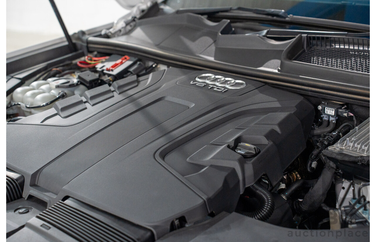 01/2018 Audi Q7 3.0 TDI Quattro (AWD) 4M MY18 4d Wagon Carrara White Turbo Diesel V6 3.0L - 7 Seater