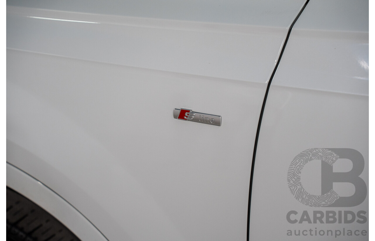 01/2018 Audi Q7 3.0 TDI Quattro (AWD) 4M MY18 4d Wagon Carrara White Turbo Diesel V6 3.0L - 7 Seater