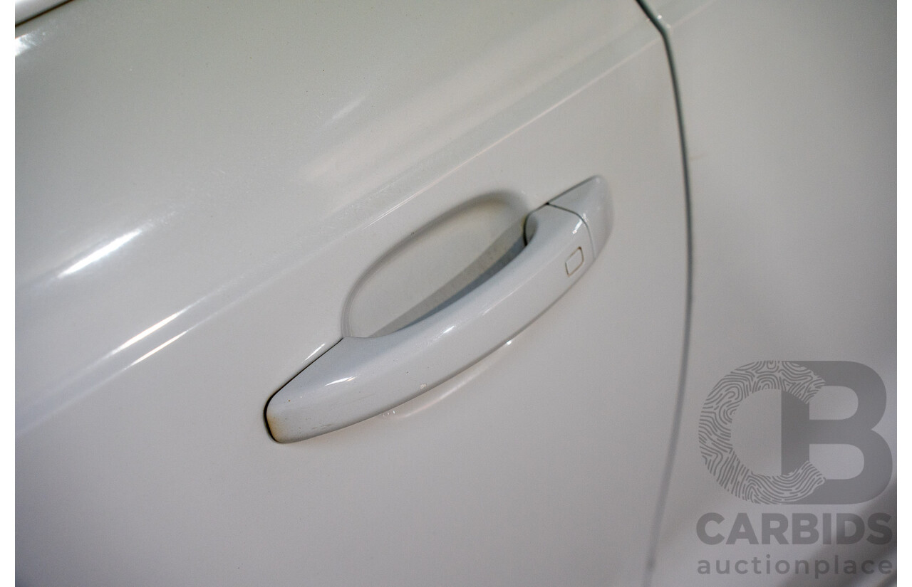 11/2014 Audi A5 3.0 TDI Quattro (AWD) S-Line Package 8T MY14 2d Cabriolet White Turbo Diesel 3.0L