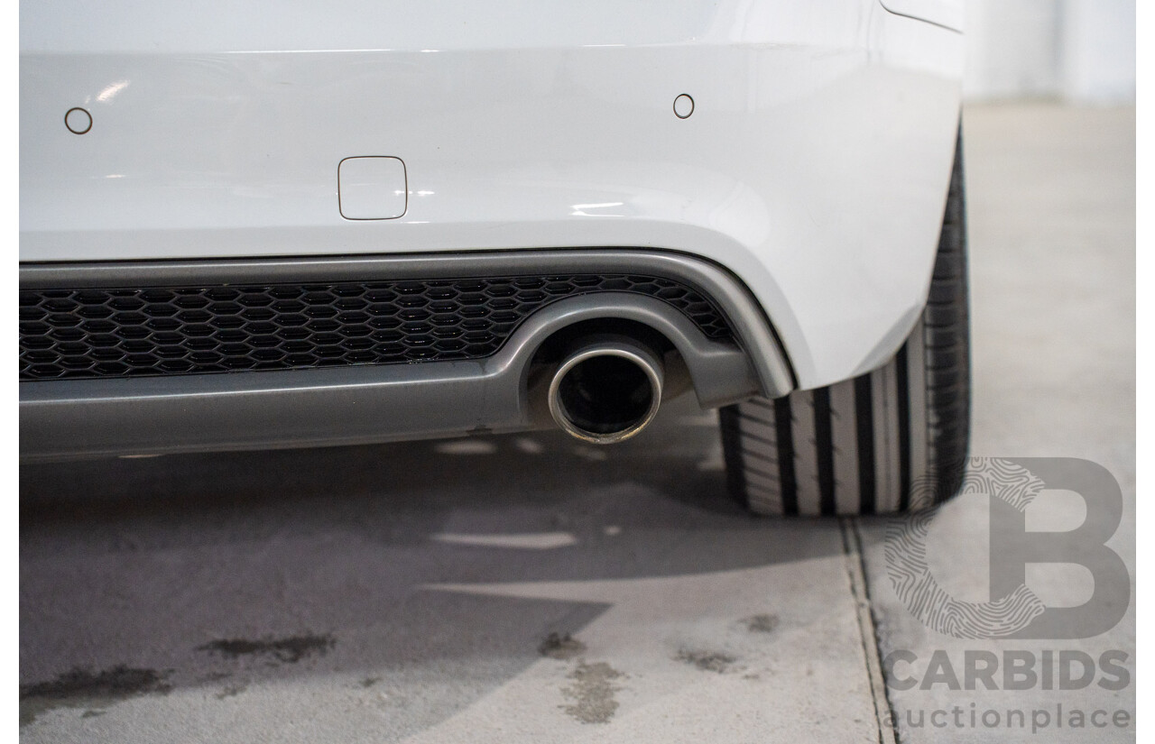 11/2014 Audi A5 3.0 TDI Quattro (AWD) S-Line Package 8T MY14 2d Cabriolet White Turbo Diesel 3.0L