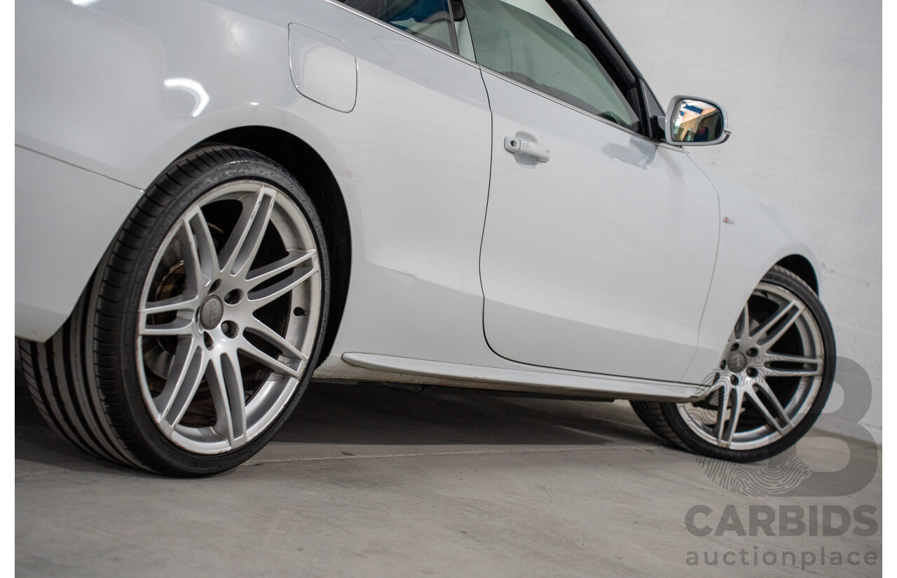 11/2014 Audi A5 3.0 TDI Quattro (AWD) S-Line Package 8T MY14 2d Cabriolet White Turbo Diesel 3.0L