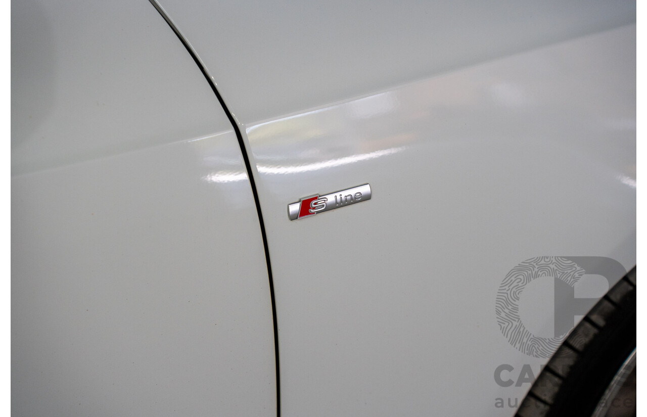 11/2014 Audi A5 3.0 TDI Quattro (AWD) S-Line Package 8T MY14 2d Cabriolet White Turbo Diesel 3.0L