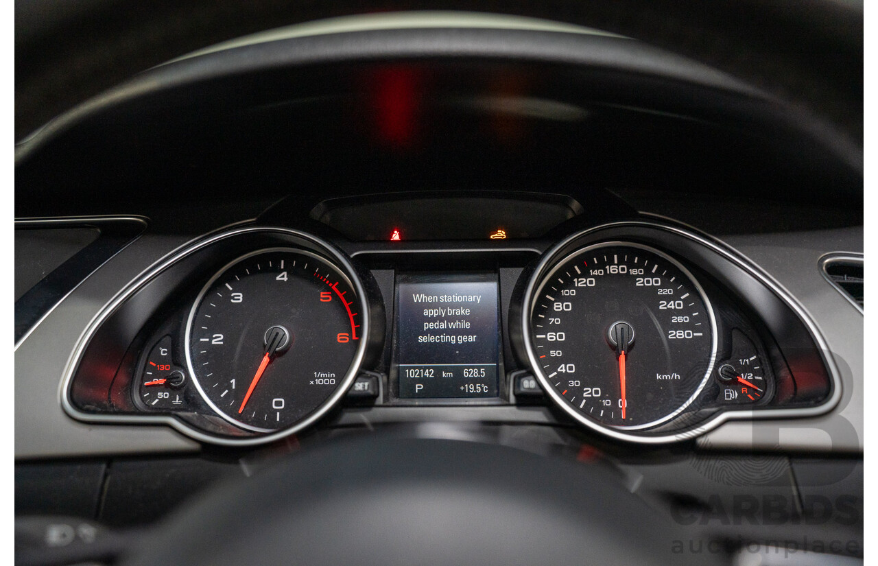 11/2014 Audi A5 3.0 TDI Quattro (AWD) S-Line Package 8T MY14 2d Cabriolet White Turbo Diesel 3.0L