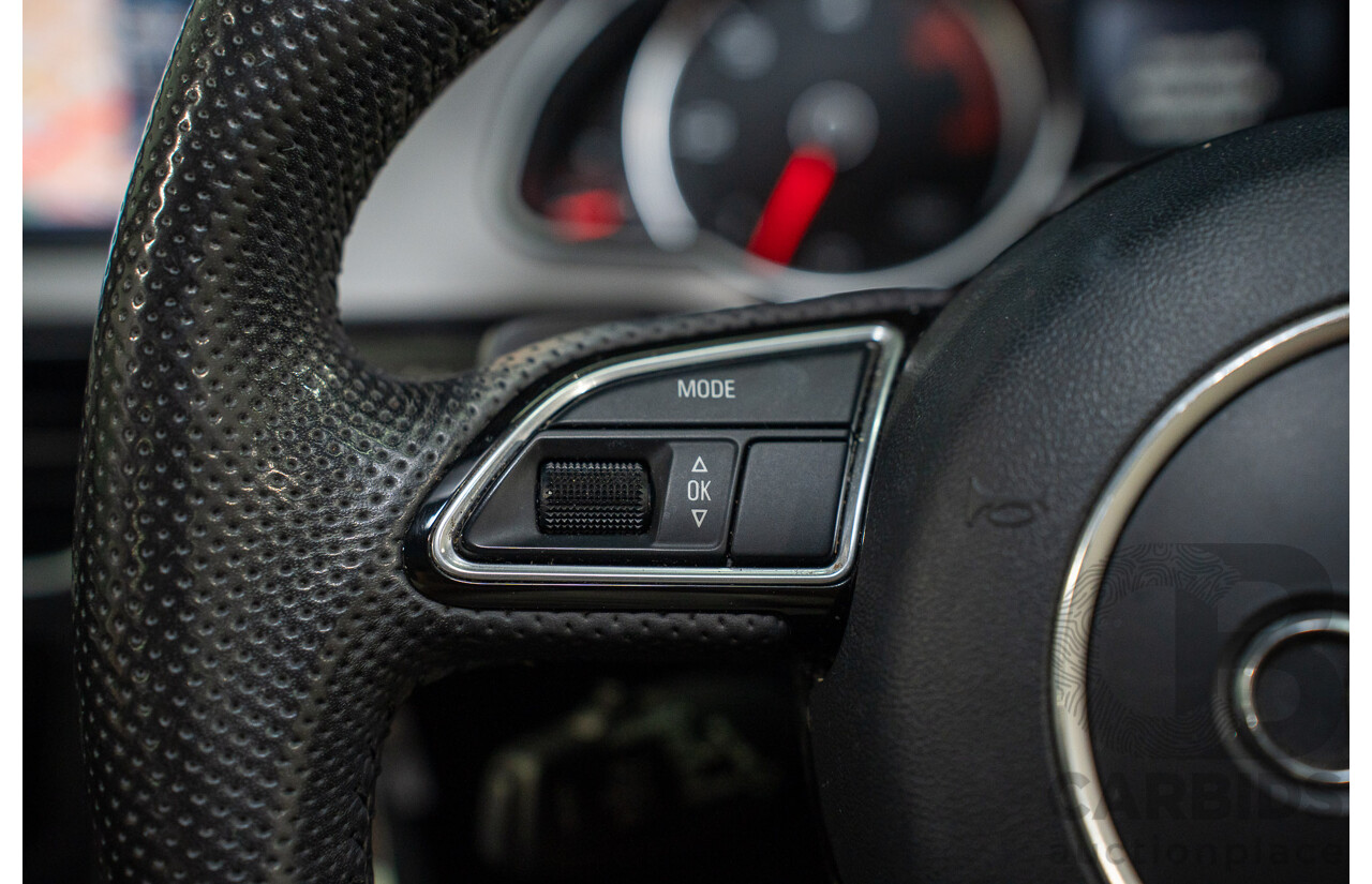 11/2014 Audi A5 3.0 TDI Quattro (AWD) S-Line Package 8T MY14 2d Cabriolet White Turbo Diesel 3.0L