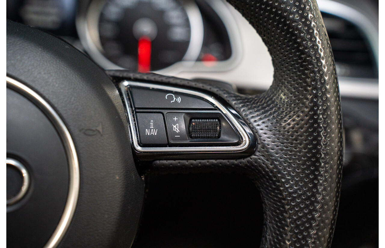 11/2014 Audi A5 3.0 TDI Quattro (AWD) S-Line Package 8T MY14 2d Cabriolet White Turbo Diesel 3.0L