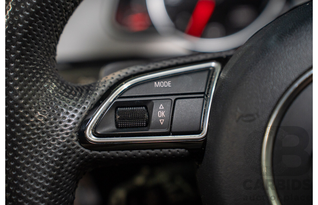 11/2014 Audi A5 3.0 TDI Quattro (AWD) S-Line Package 8T MY14 2d Cabriolet White Turbo Diesel 3.0L