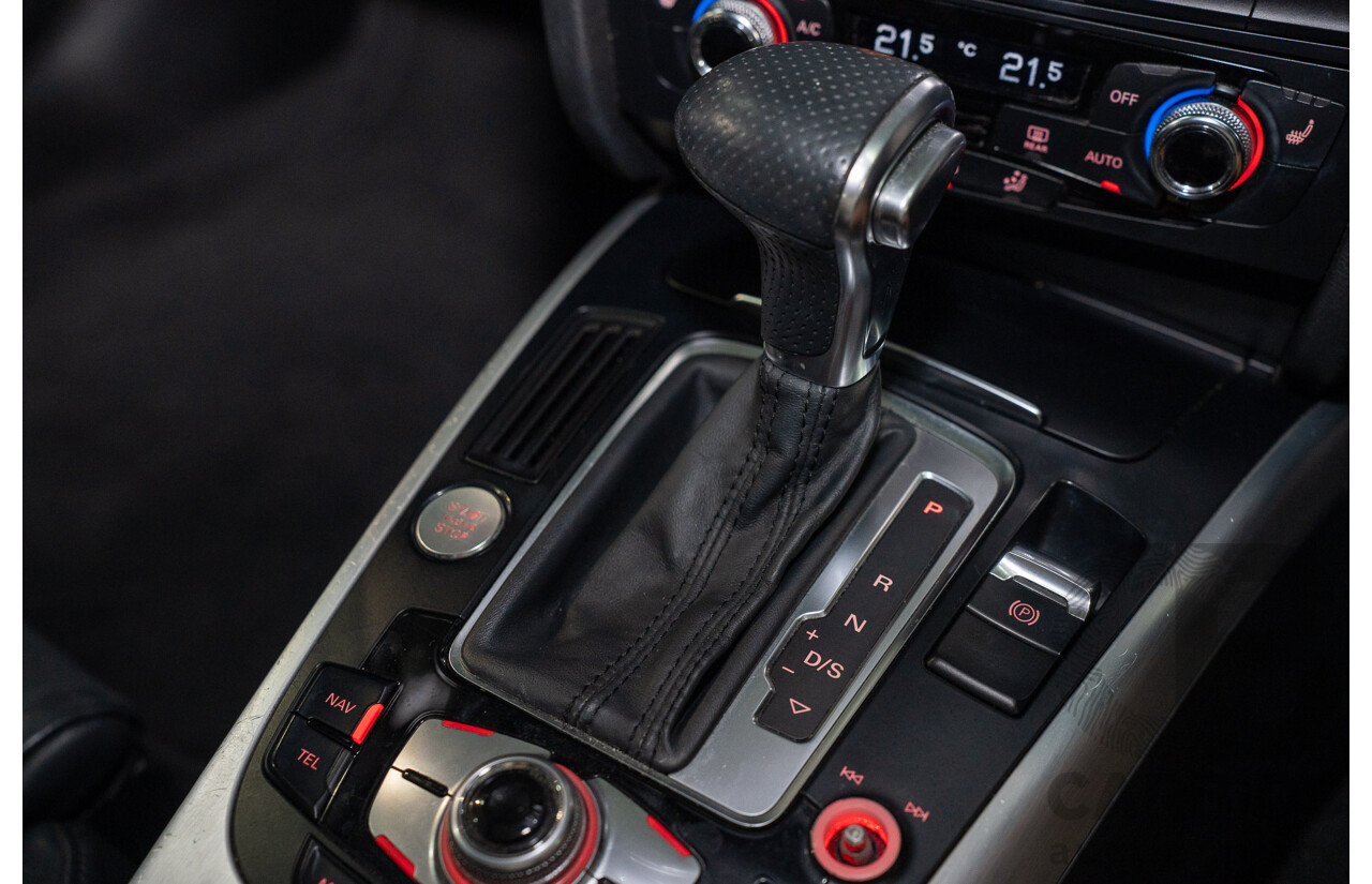 11/2014 Audi A5 3.0 TDI Quattro (AWD) S-Line Package 8T MY14 2d Cabriolet White Turbo Diesel 3.0L