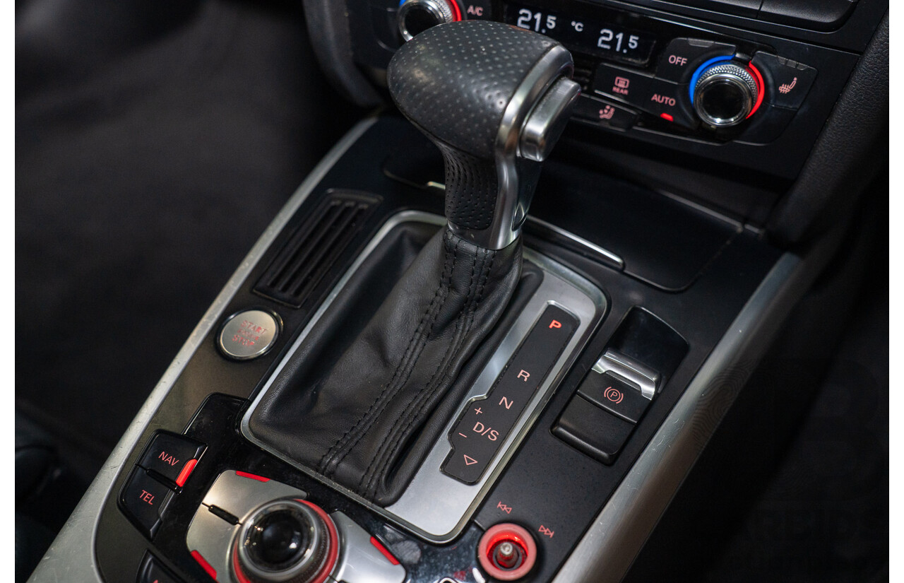 11/2014 Audi A5 3.0 TDI Quattro (AWD) S-Line Package 8T MY14 2d Cabriolet White Turbo Diesel 3.0L