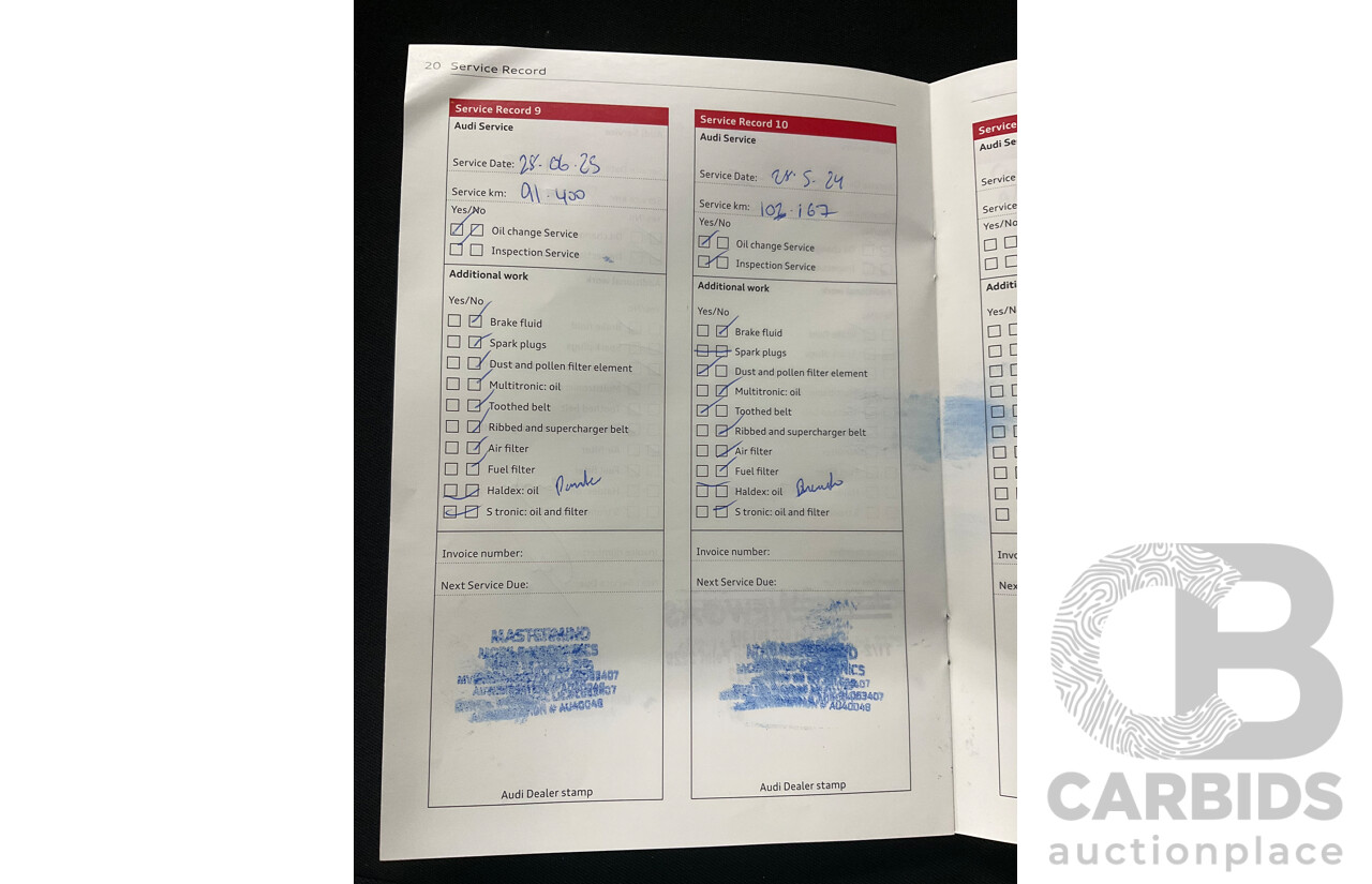 11/2014 Audi A5 3.0 TDI Quattro (AWD) S-Line Package 8T MY14 2d Cabriolet White Turbo Diesel 3.0L