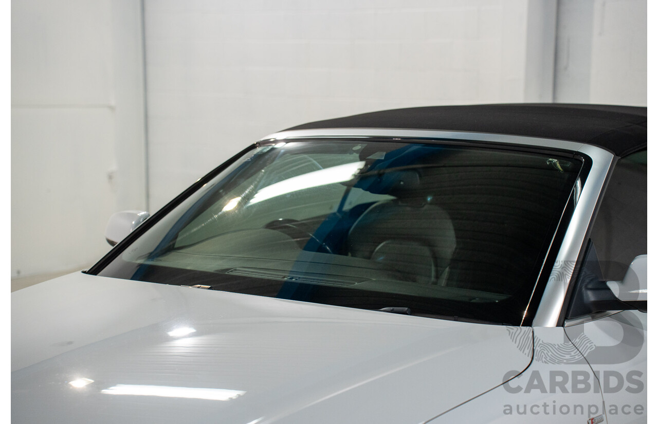 11/2014 Audi A5 3.0 TDI Quattro (AWD) S-Line Package 8T MY14 2d Cabriolet White Turbo Diesel 3.0L