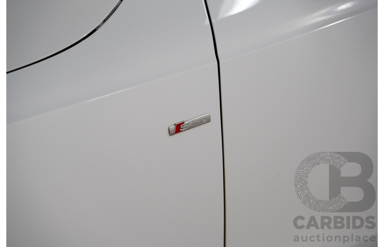 11/2014 Audi A5 3.0 TDI Quattro (AWD) S-Line Package 8T MY14 2d Cabriolet White Turbo Diesel 3.0L