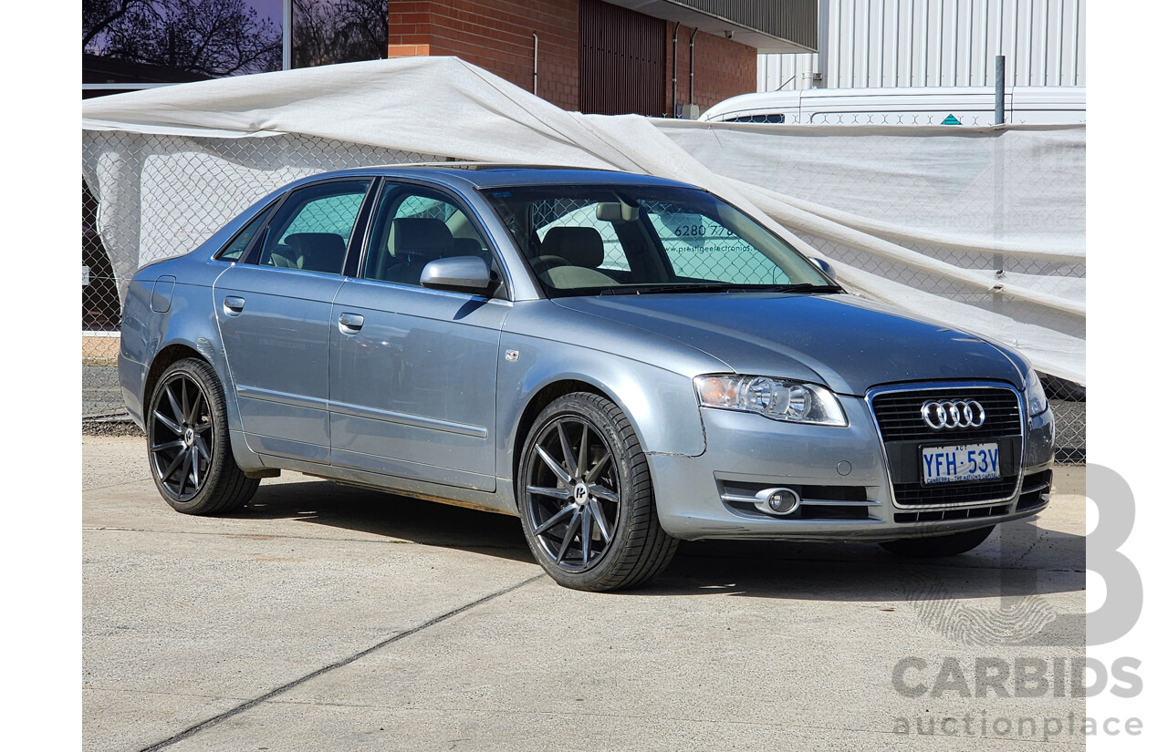 5/2007 Audi A4 2.0 TFSI B7 MY06 UPGRADE 4d Sedan Grey 2.0L