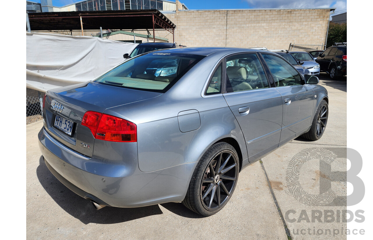5/2007 Audi A4 2.0 TFSI B7 MY06 UPGRADE 4d Sedan Grey 2.0L