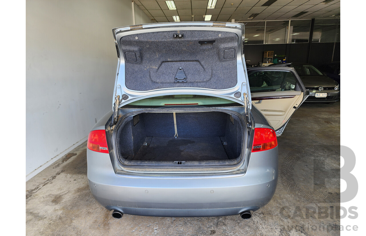 5/2007 Audi A4 2.0 TFSI B7 MY06 UPGRADE 4d Sedan Grey 2.0L