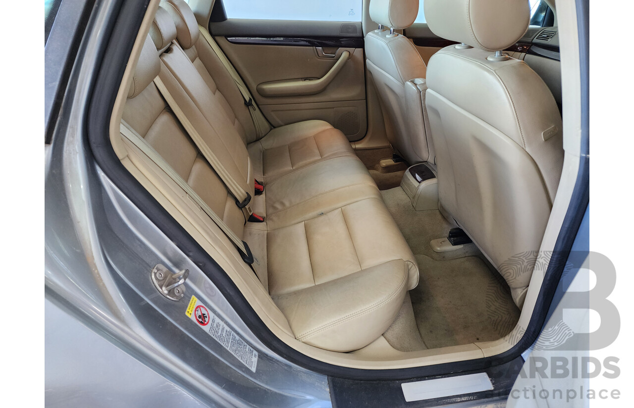 5/2007 Audi A4 2.0 TFSI B7 MY06 UPGRADE 4d Sedan Grey 2.0L