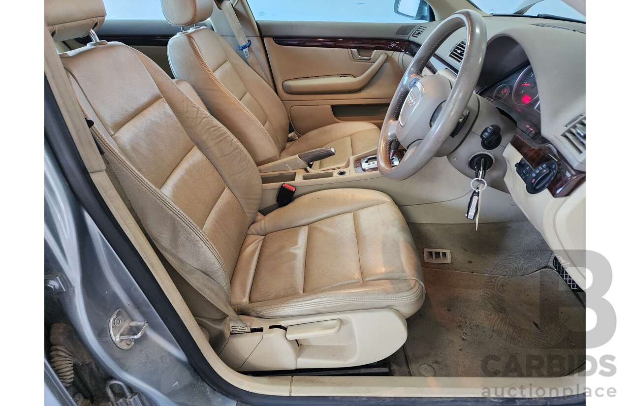 5/2007 Audi A4 2.0 TFSI B7 MY06 UPGRADE 4d Sedan Grey 2.0L