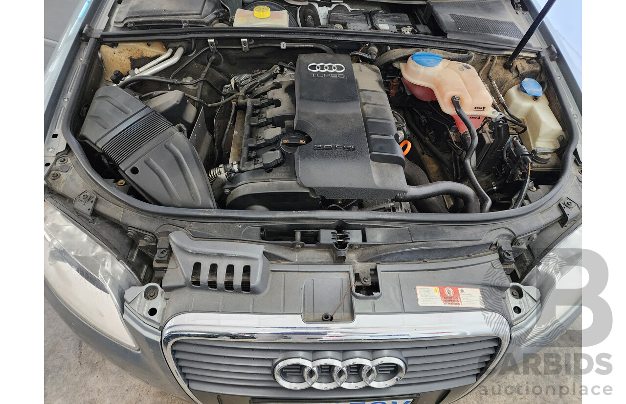 5/2007 Audi A4 2.0 TFSI B7 MY06 UPGRADE 4d Sedan Grey 2.0L