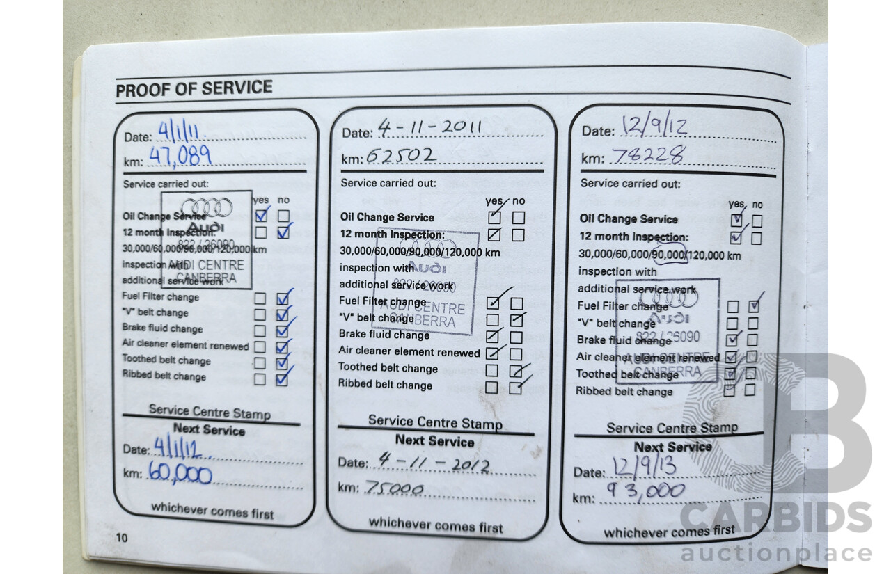 5/2007 Audi A4 2.0 TFSI B7 MY06 UPGRADE 4d Sedan Grey 2.0L