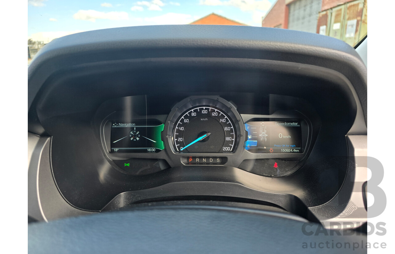 8/2018 Ford Ranger XLT 3.2 (4x4) MY19 PX MKIII 4d Dual Cab Utility Frozen White Turbo Diesel 3.2L