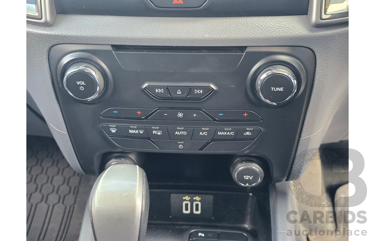 8/2018 Ford Ranger XLT 3.2 (4x4) MY19 PX MKIII 4d Dual Cab Utility Frozen White Turbo Diesel 3.2L