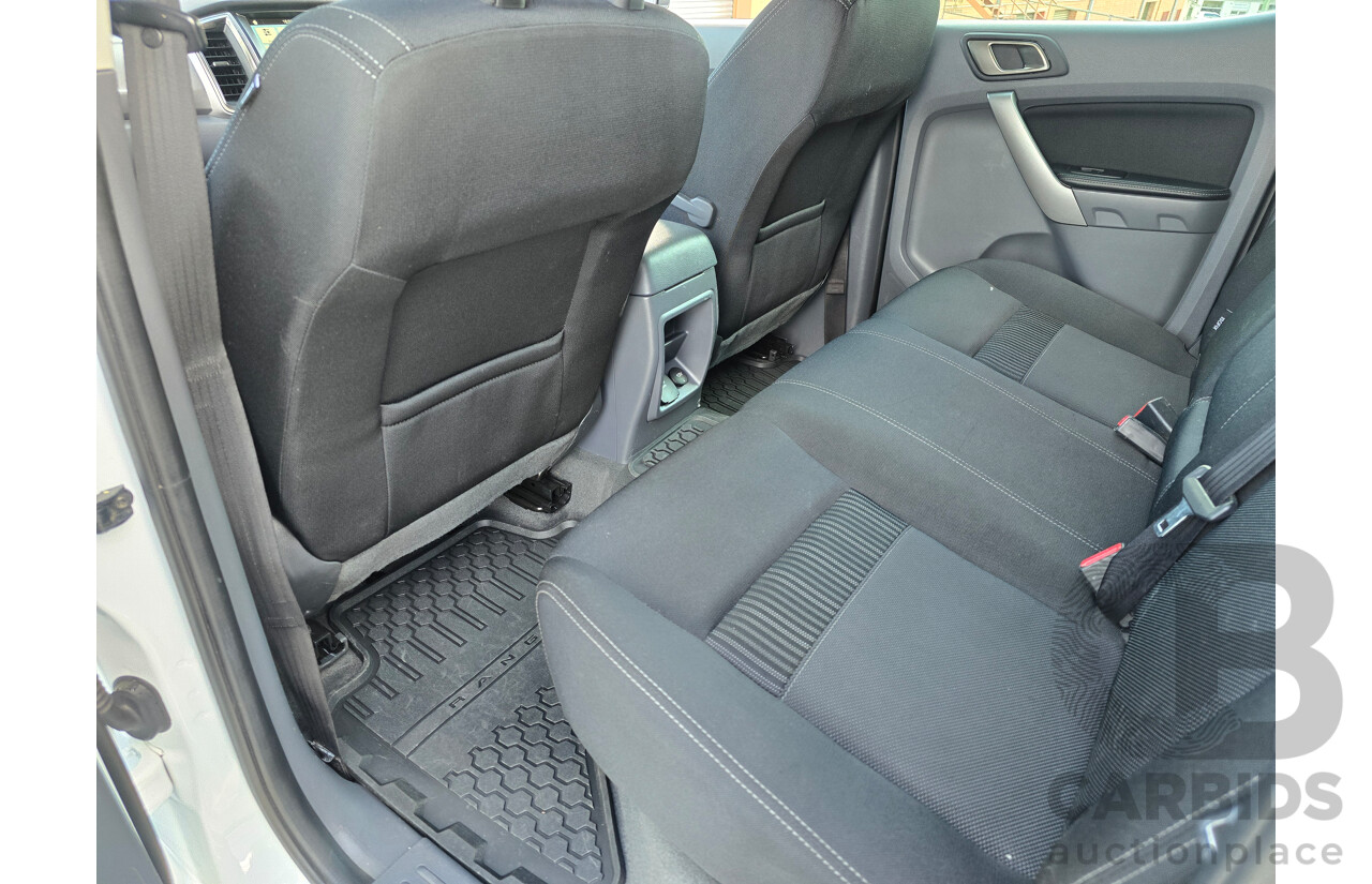 8/2018 Ford Ranger XLT 3.2 (4x4) MY19 PX MKIII 4d Dual Cab Utility Frozen White Turbo Diesel 3.2L
