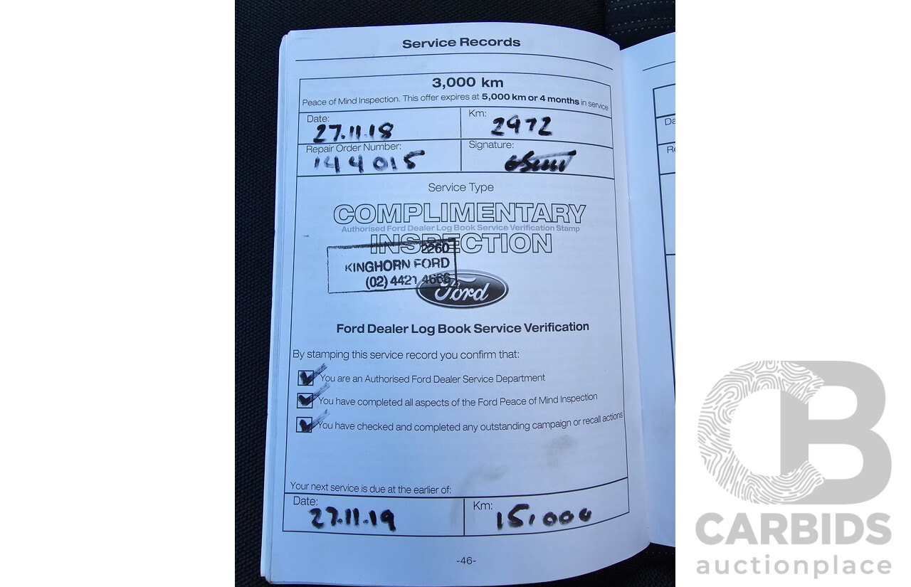 8/2018 Ford Ranger XLT 3.2 (4x4) MY19 PX MKIII 4d Dual Cab Utility Frozen White Turbo Diesel 3.2L