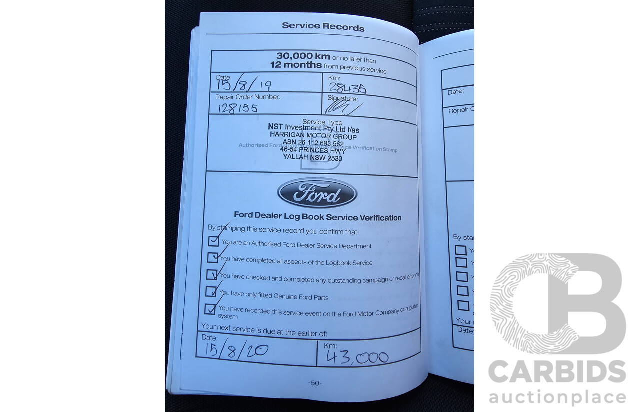 8/2018 Ford Ranger XLT 3.2 (4x4) MY19 PX MKIII 4d Dual Cab Utility Frozen White Turbo Diesel 3.2L