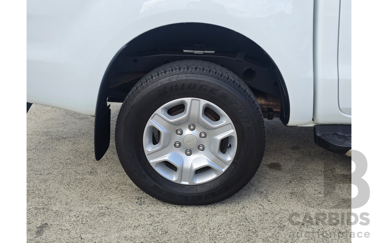 8/2018 Ford Ranger XLT 3.2 (4x4) MY19 PX MKIII 4d Dual Cab Utility Frozen White Turbo Diesel 3.2L