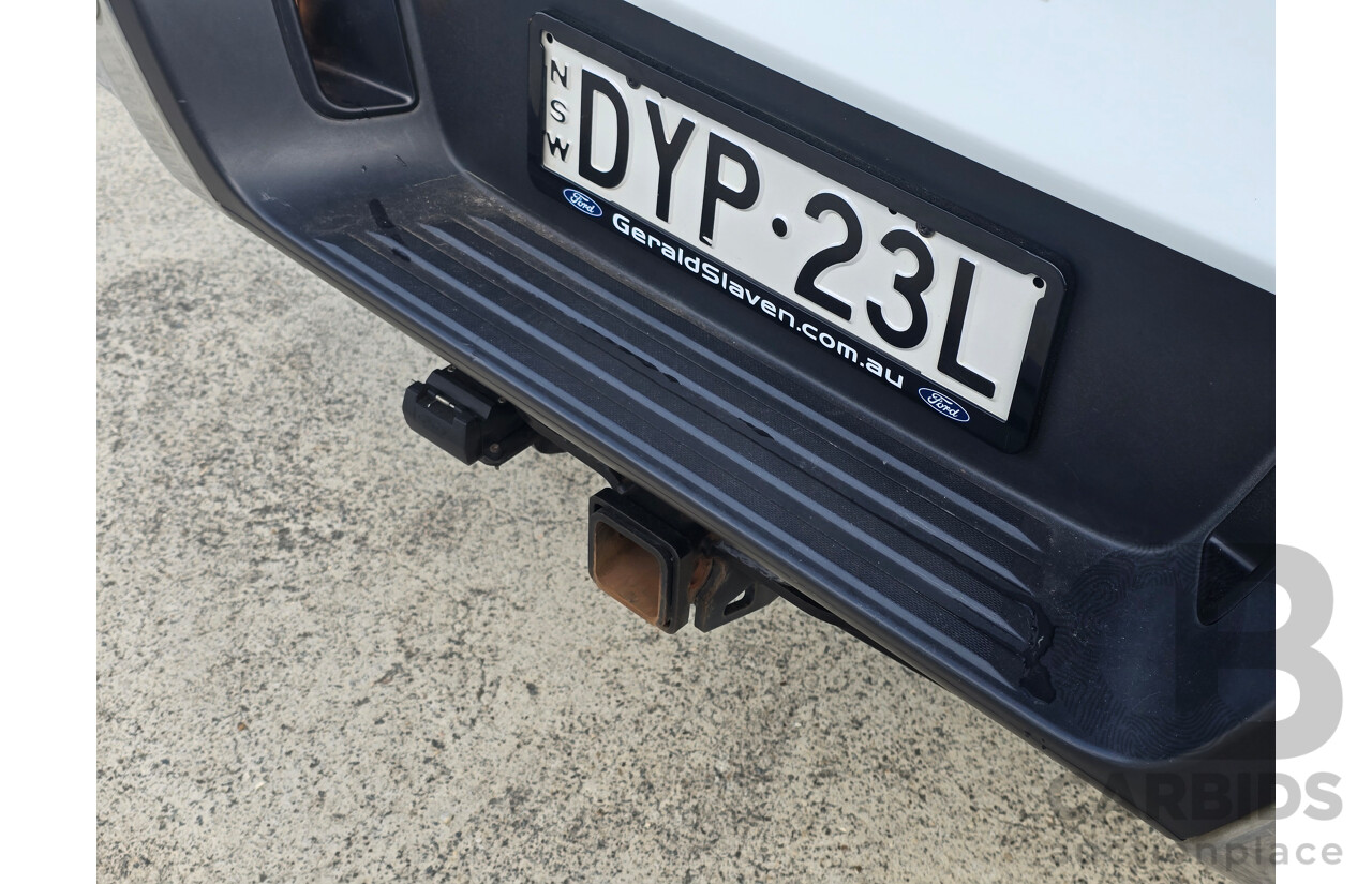 8/2018 Ford Ranger XLT 3.2 (4x4) MY19 PX MKIII 4d Dual Cab Utility Frozen White Turbo Diesel 3.2L