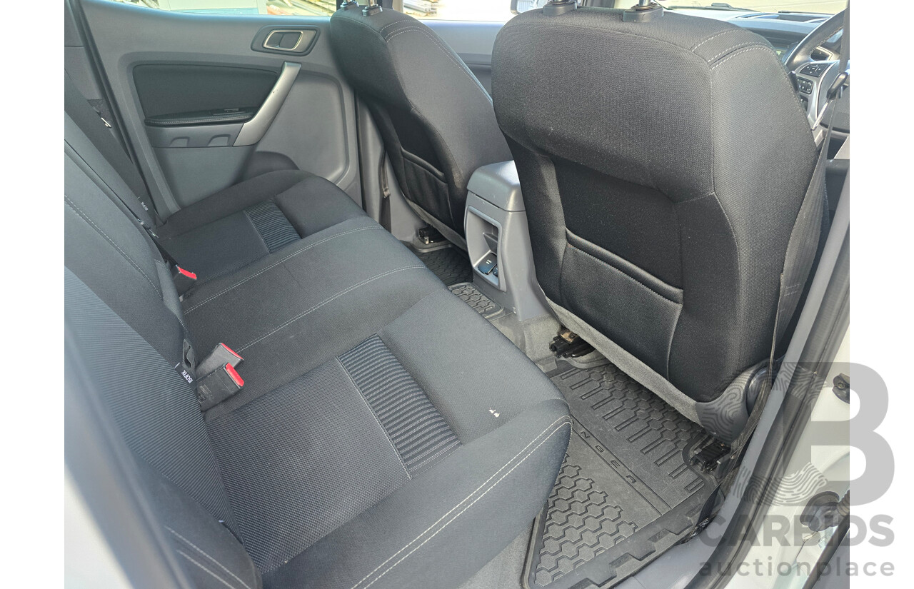 8/2018 Ford Ranger XLT 3.2 (4x4) MY19 PX MKIII 4d Dual Cab Utility Frozen White Turbo Diesel 3.2L