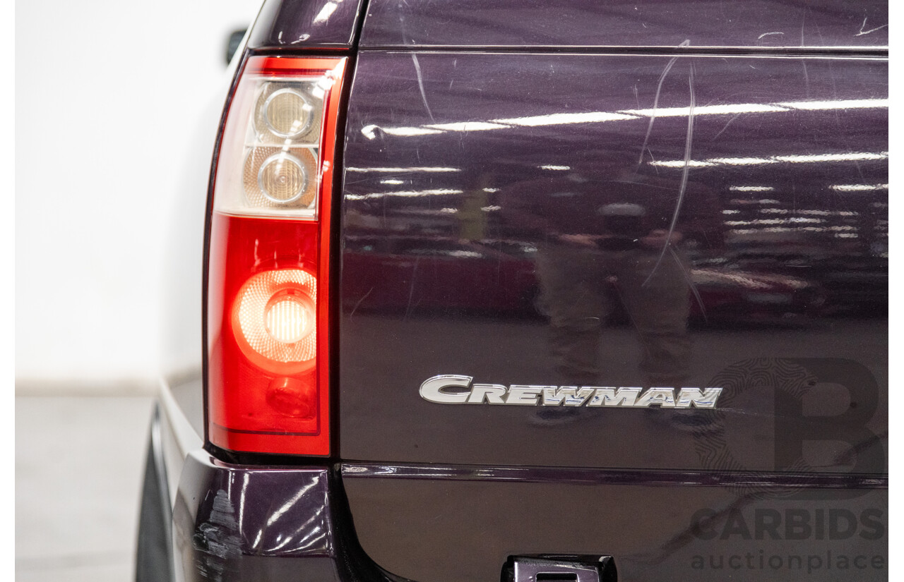 4/2004 Holden Crewman SS VYII Crew Cab Utility Cosmo Purple V8 5.7L
