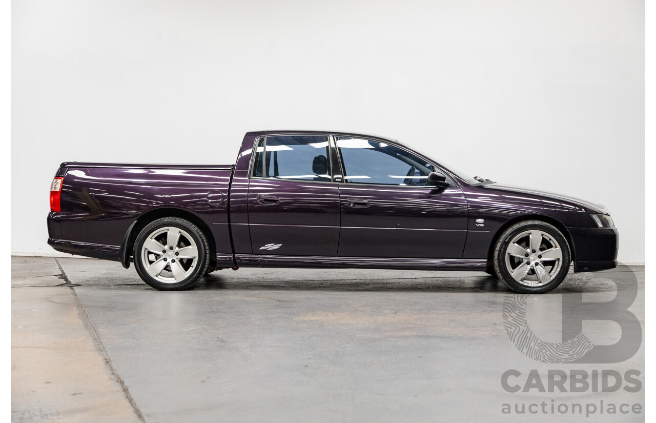 4/2004 Holden Crewman SS VYII Crew Cab Utility Cosmo Purple V8 5.7L