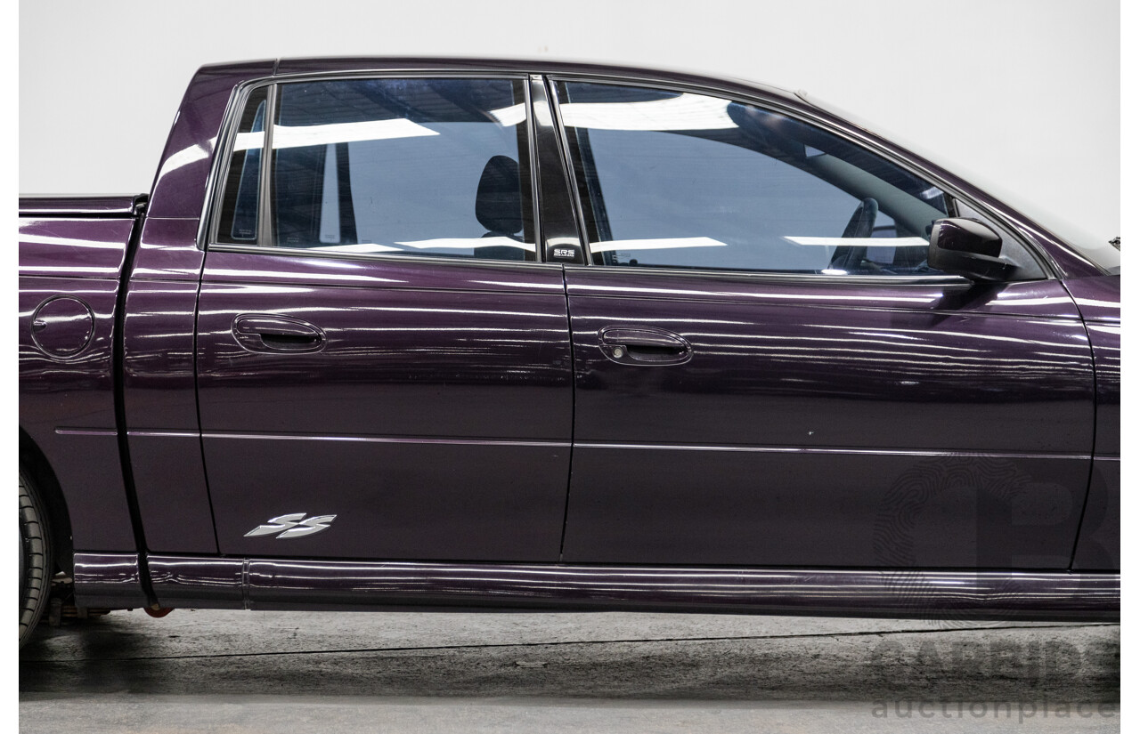 4/2004 Holden Crewman SS VYII Crew Cab Utility Cosmo Purple V8 5.7L