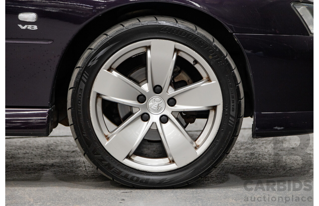 4/2004 Holden Crewman SS VYII Crew Cab Utility Cosmo Purple V8 5.7L