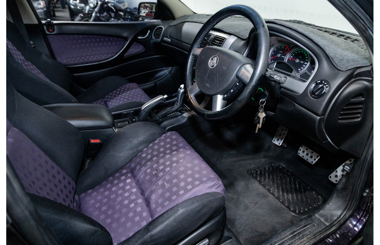 4/2004 Holden Crewman SS VYII Crew Cab Utility Cosmo Purple V8 5.7L