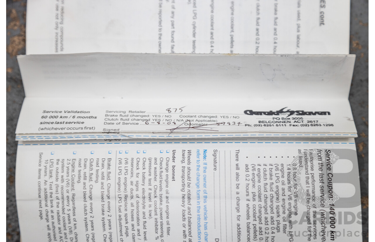 4/2004 Holden Crewman SS VYII Crew Cab Utility Cosmo Purple V8 5.7L